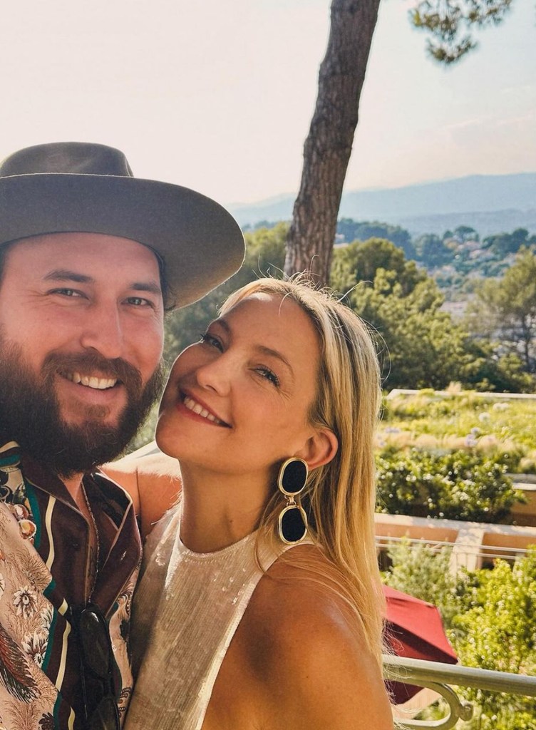 Photo shared by Kate Hudson on Instagram September 2, 2024 during a vacation in the South of France featuring her fiancé Danny Fujikawa