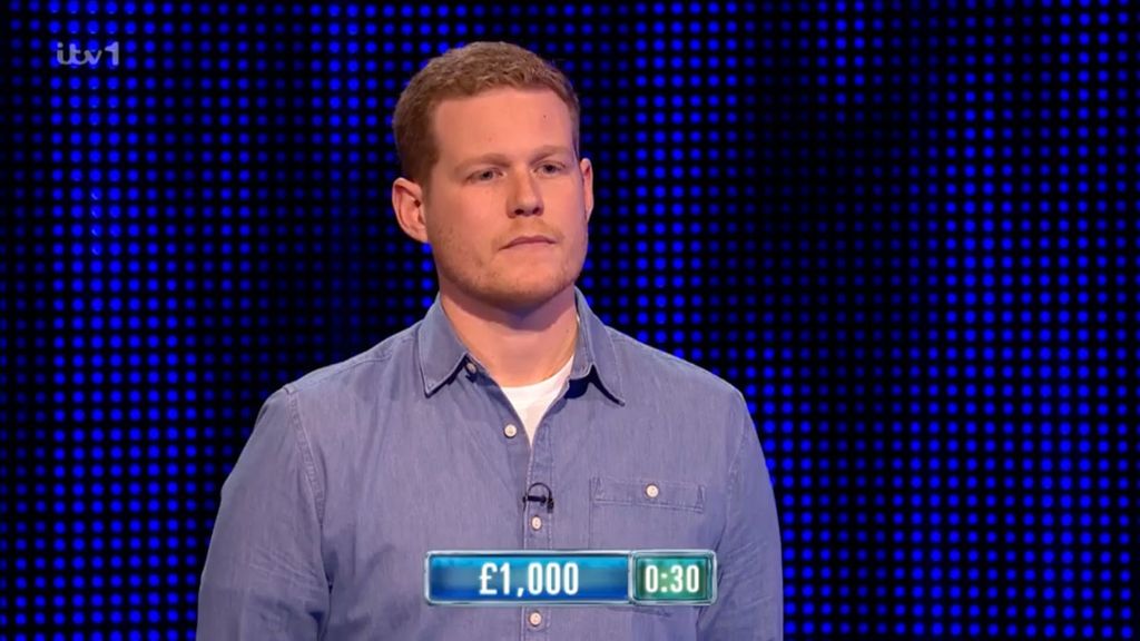 Harry did quite well in the cash builder on The Chase