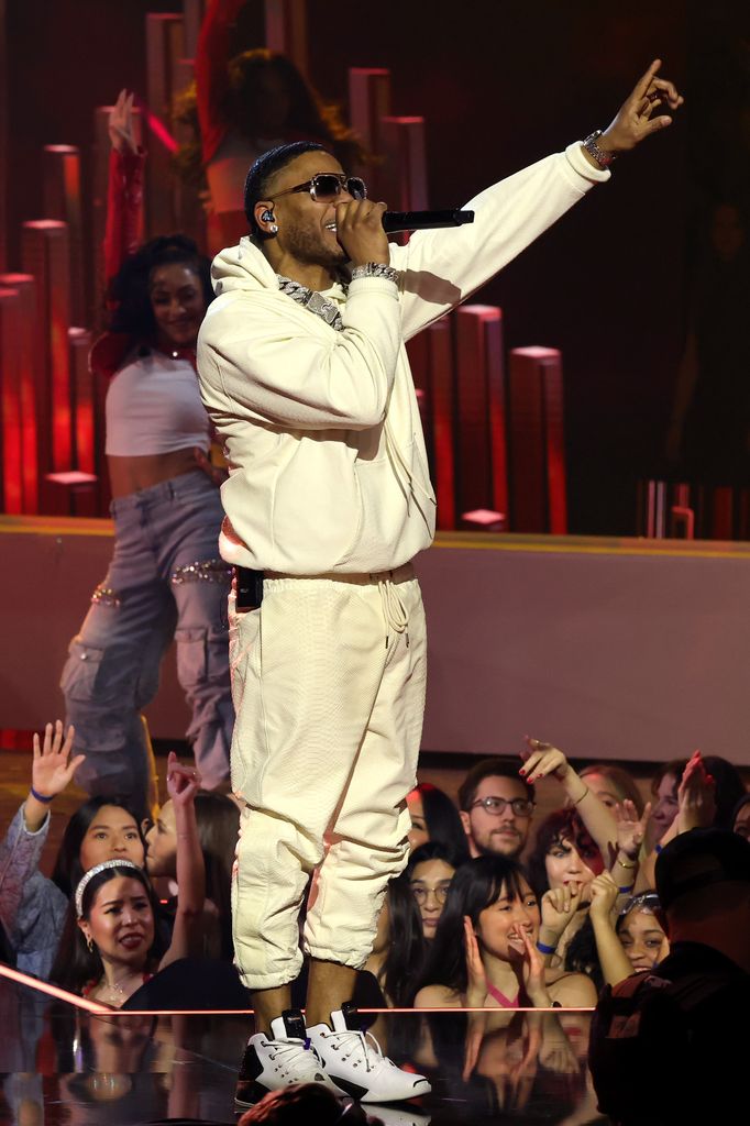 Nelly performs onstage at the 2025 iHeartRadio Music Awards at Dolby Theatre in Los Angeles, California on March 17, 2025. Broadcasted live on FOX