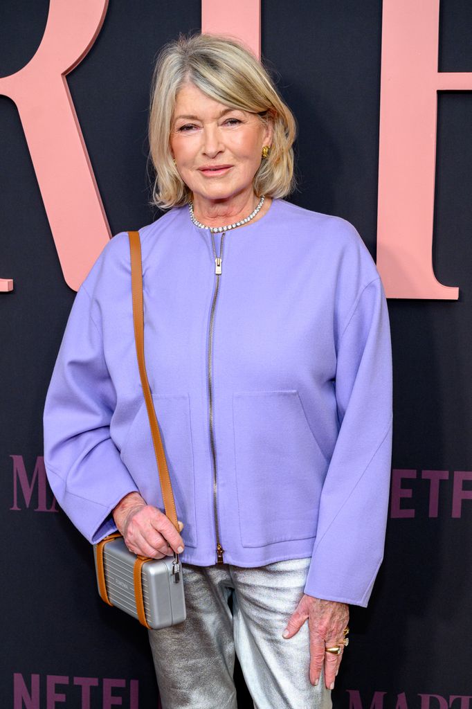 Martha Stewart attends Netflix's "Martha" New York premiere at The Paris Theater on October 21, 2024 in New York City.