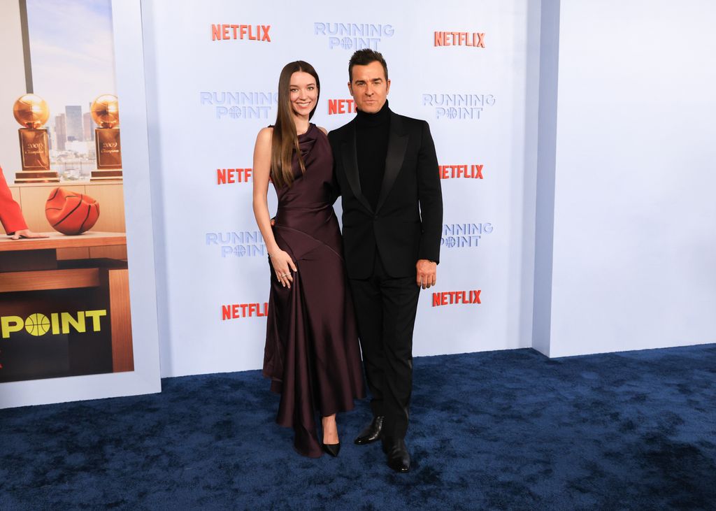 Nicole Brydon Bloom, Justin Theroux at Netflix's "Running Point" Premiere 