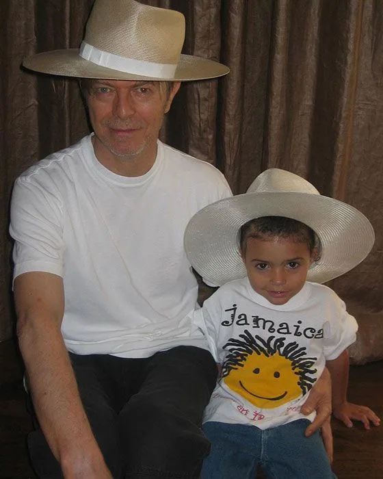 David Bowie with daughter Lexi Jones