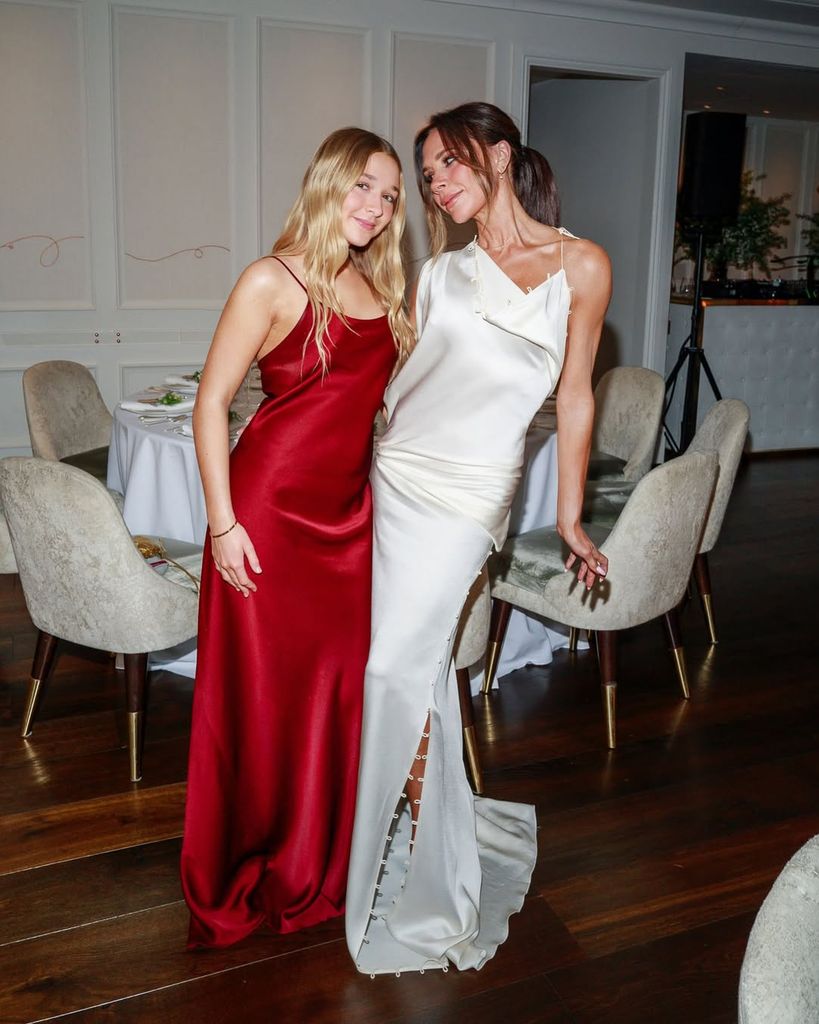 Victoria and Harper Beckham 