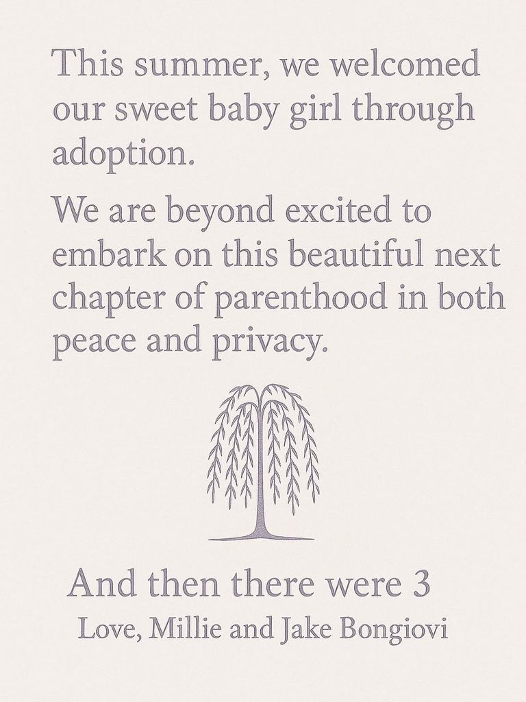 Millie Bobby Brown and Jake Bongiovi's baby announcement