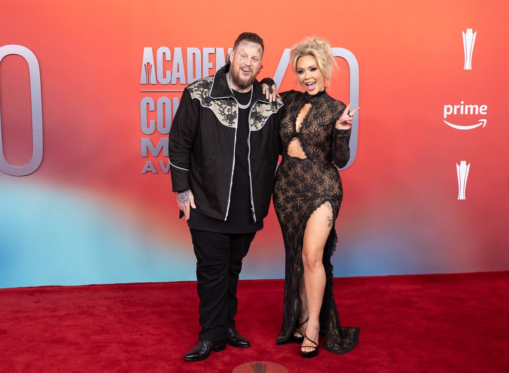 Jelly Roll and Bunnie Xo attend 60th Academy of Country Music Awards