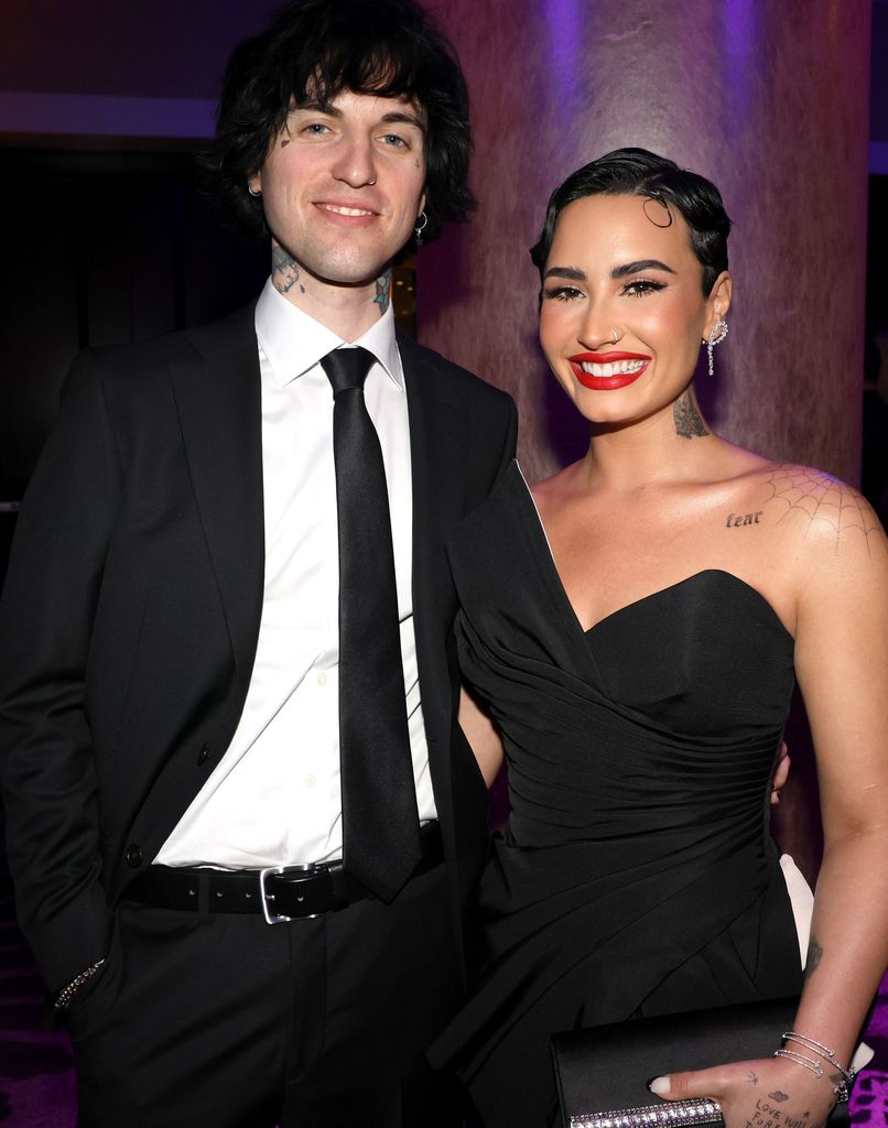 demi lovato jordan lutes pre grammy party 2023