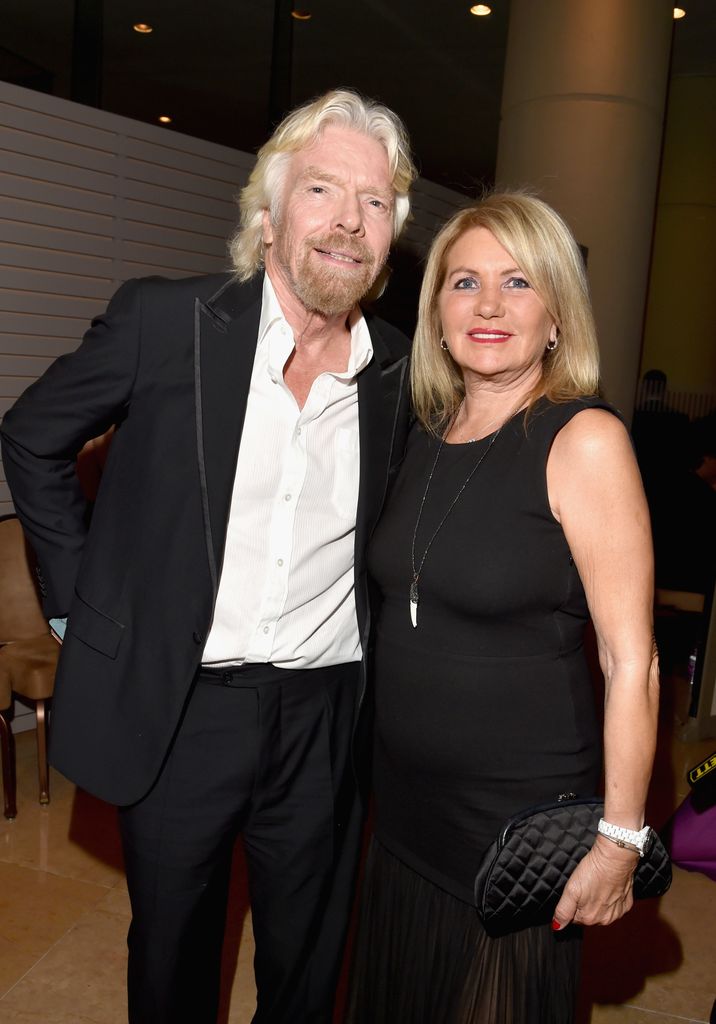 Sir Richard Branson (L) and Joan Templeman