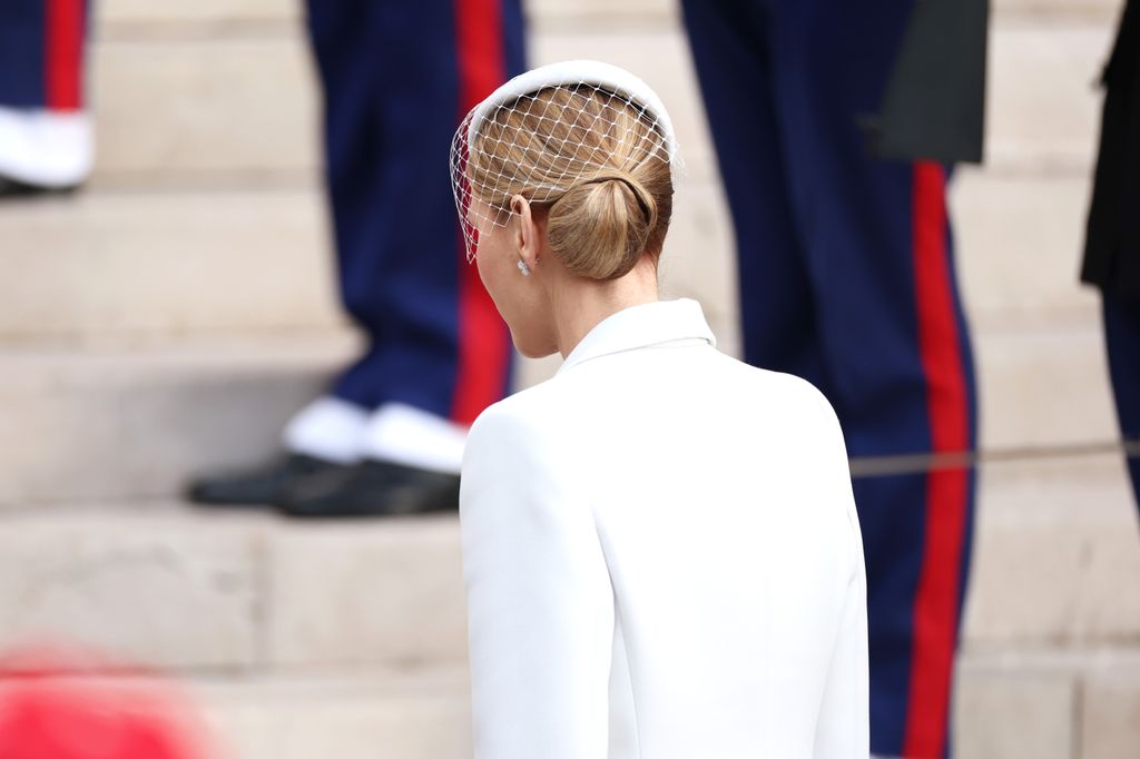 Princess Charlene's updo