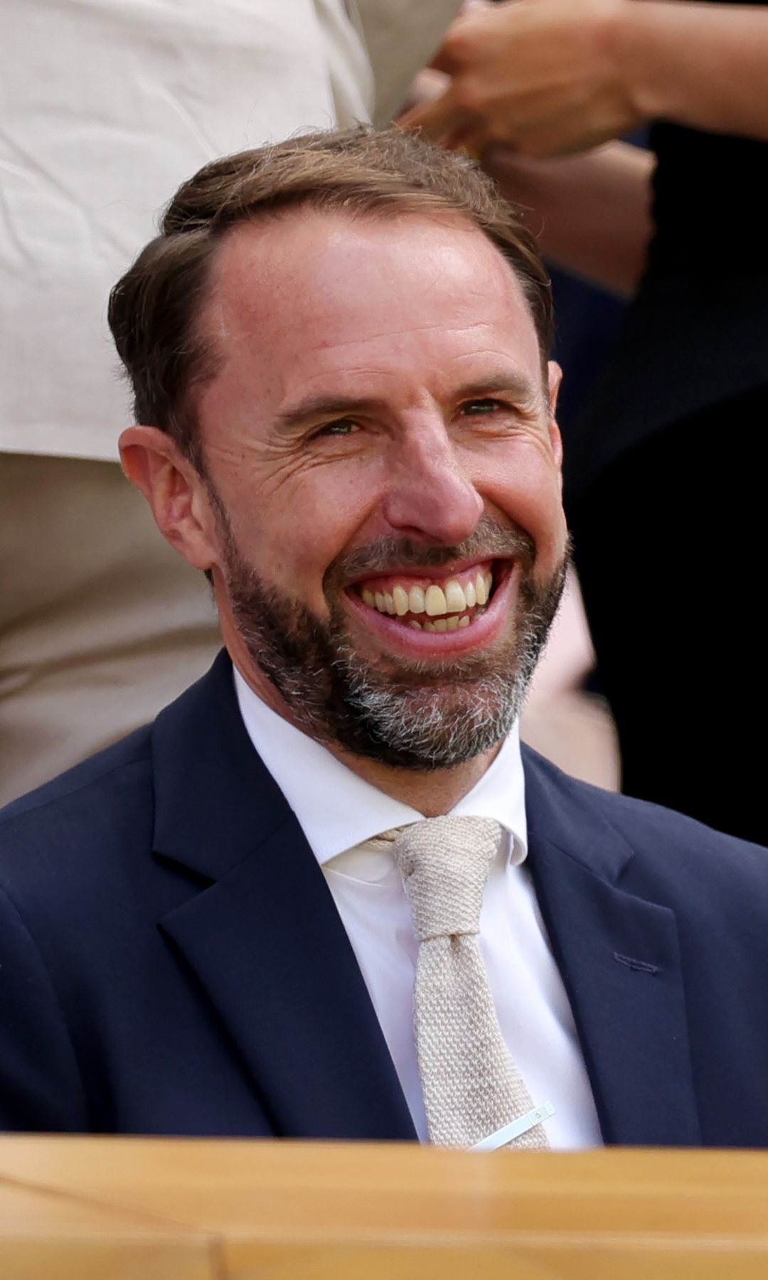 Gareth Southgate at Wimbledon