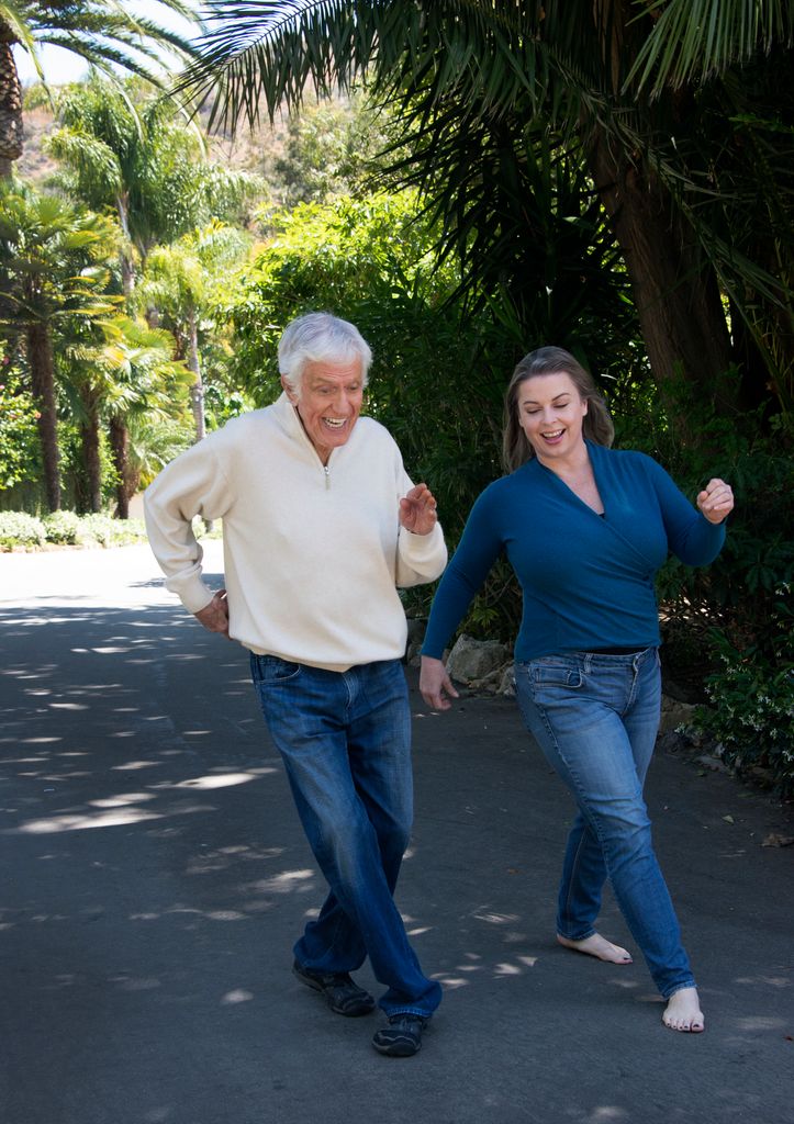 Dick Van Dyke and wife, Arlene Silver photographed at home during a photo shoot on April 21, 2016 in Malibu, California