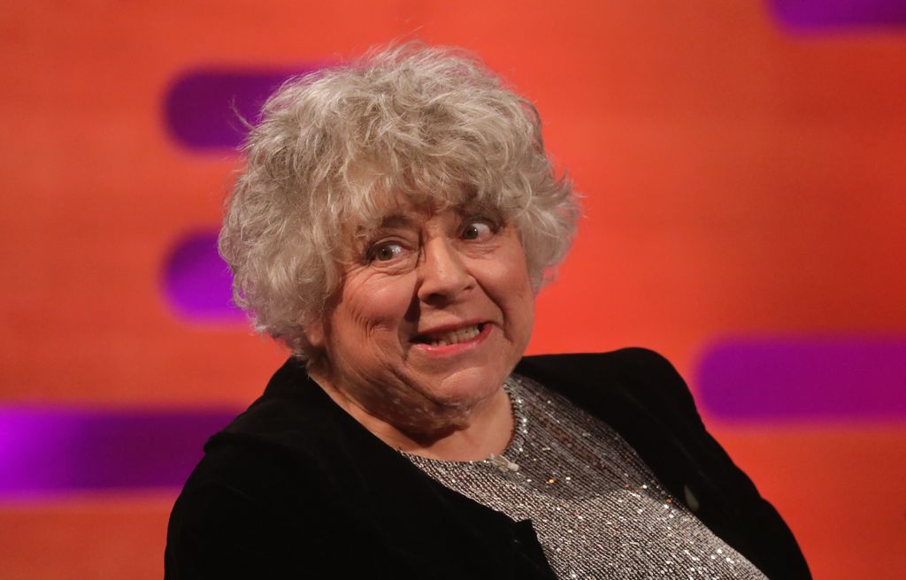 Miriam Margolyes on the Graham Norton Show sofa