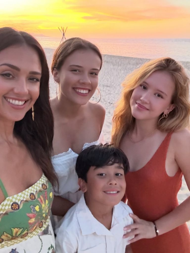 The family often enjoys vacations together