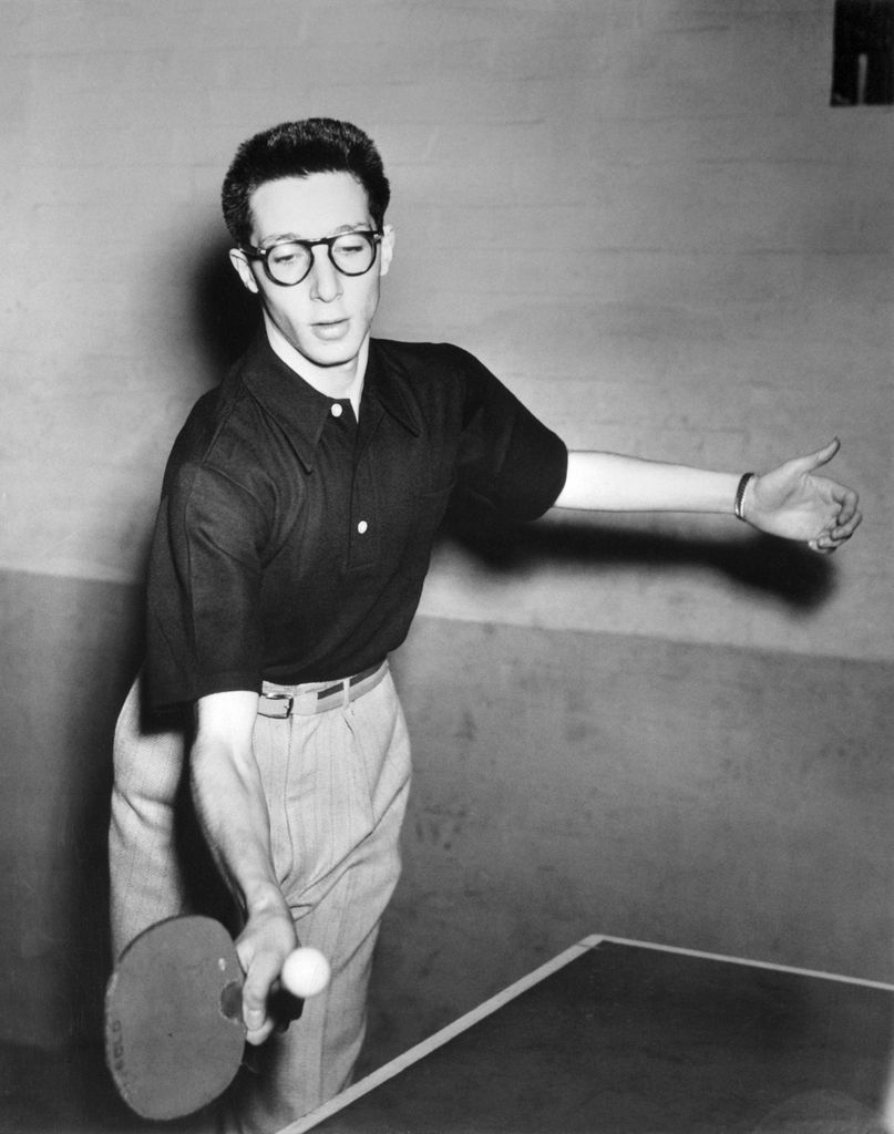 Marty Reisman, of New York, U.S. National Junior Champion in 1945