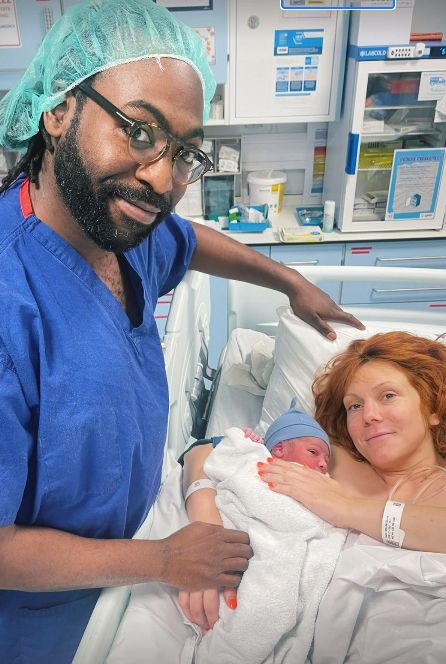 Sophie shared the special moment on Instagram