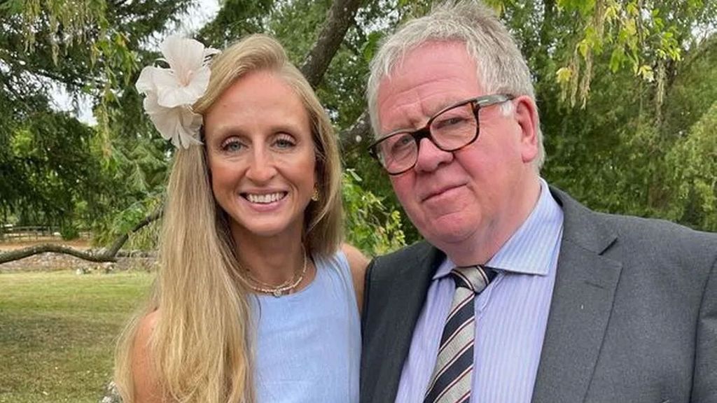 Philip Serrell with his daughter 