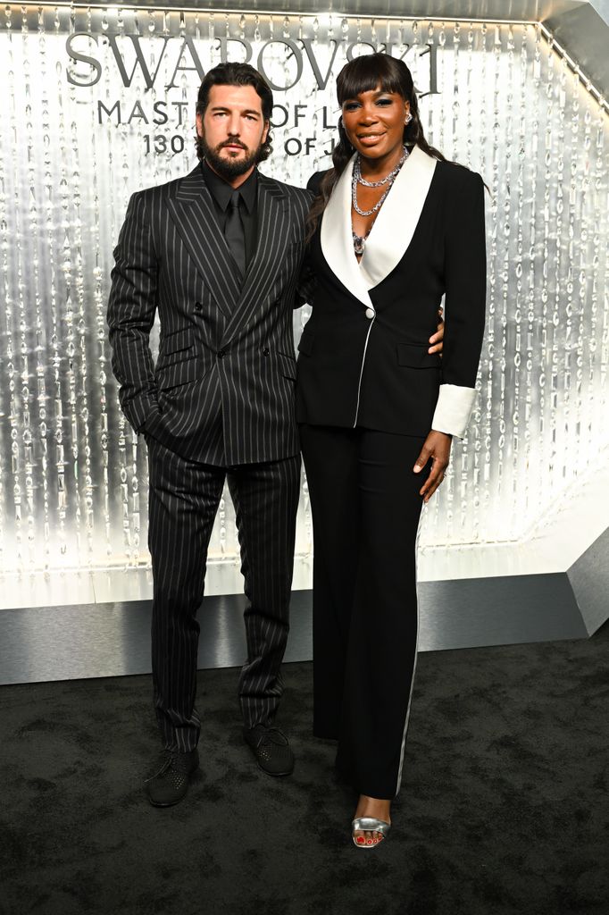 Andrea Preti and Venus Williams at Swarovski Masters of Light Opening Celebration on October 28, 2025