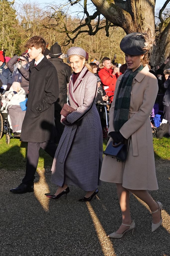 The Duchess of Edinburgh was joined by her two children