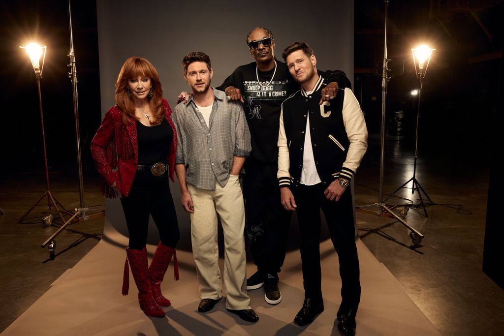 Reba McEntire, Niall Horan, Snoop Dogg, Michael Bublé on The Voice season 28, 2025