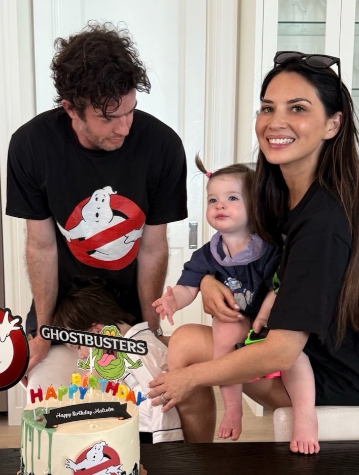Olivia and husband celebrate their son's birthday
