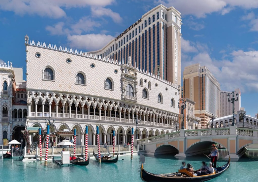 Gondola rides at The Venetian