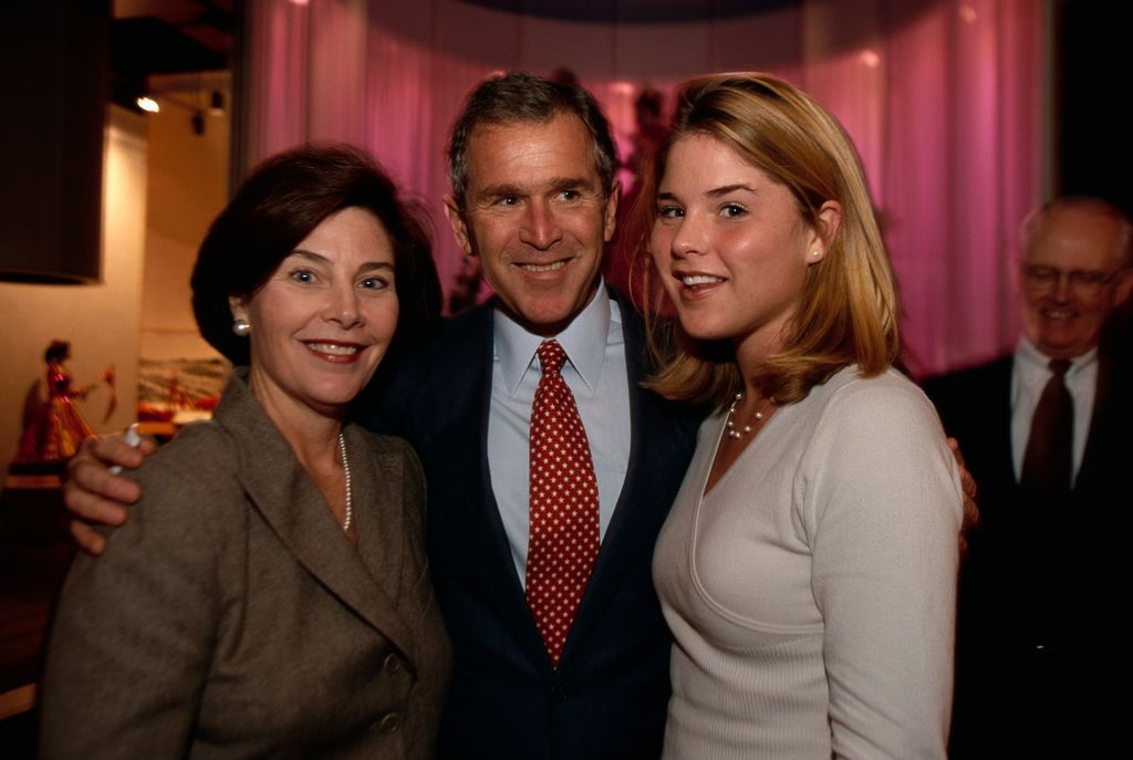 Today Show Jenna Bush Hager with her parents George W. Bush and Laura Bush 