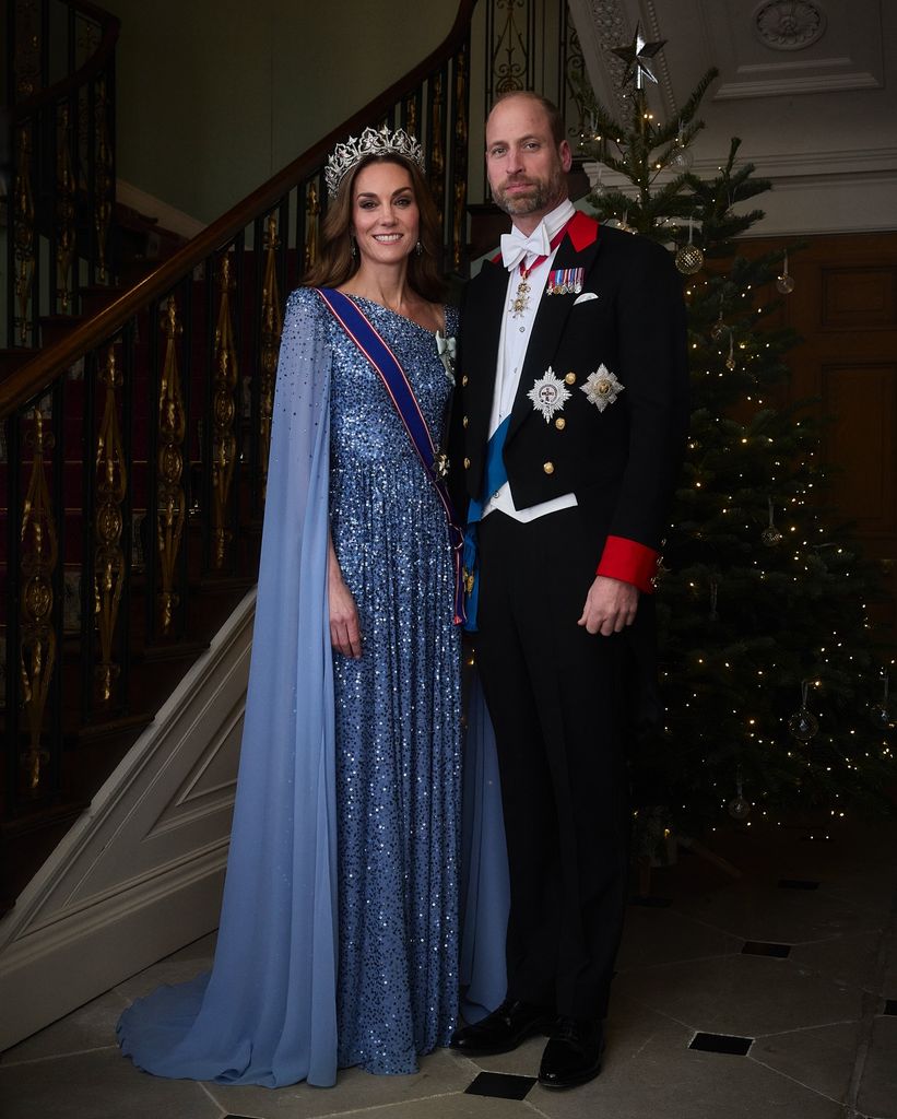 A photo of the Prince and Princess of Wales
