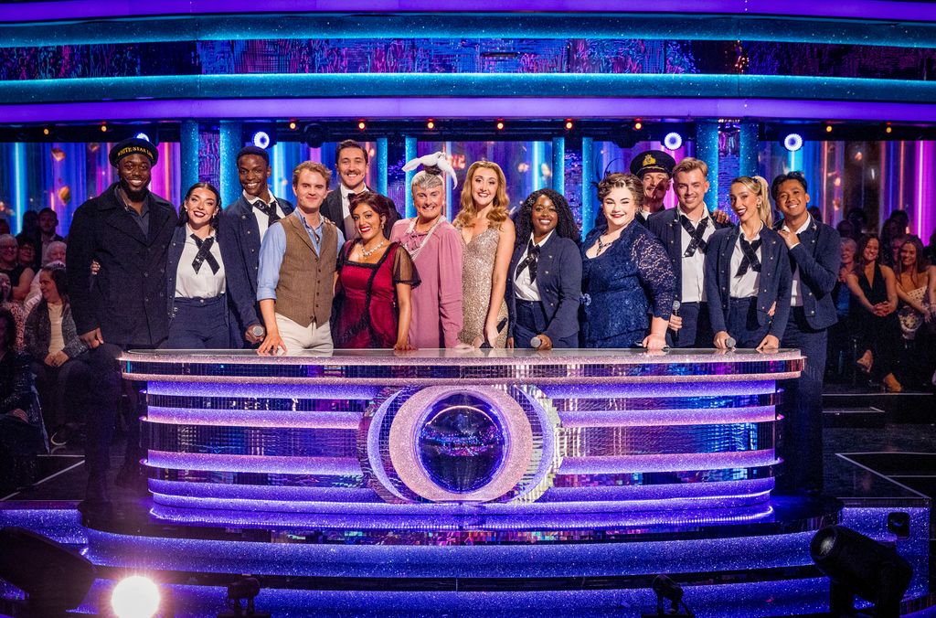 The cast of West End musical Titanique