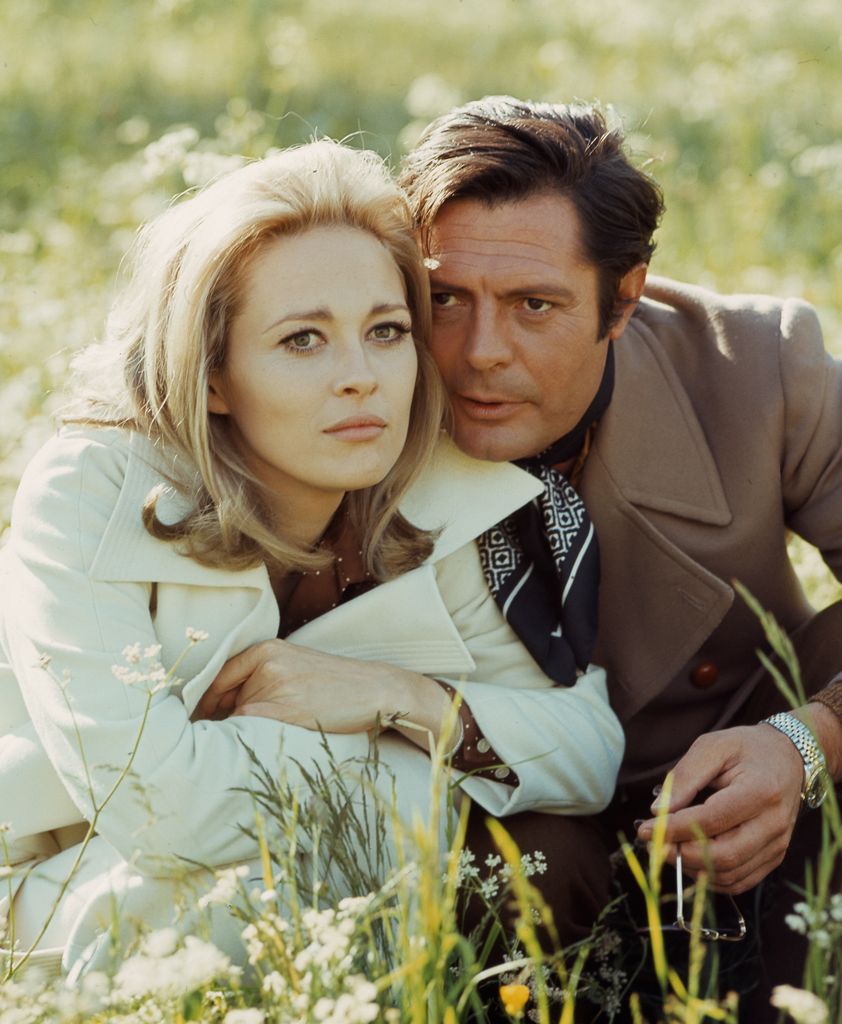 faye dunaway Marcello Mastroianni film set