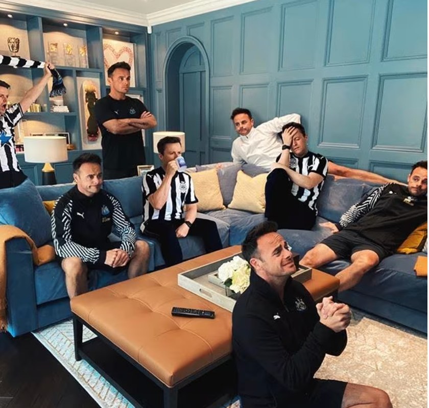 A photo of Ant McPartlin's living room