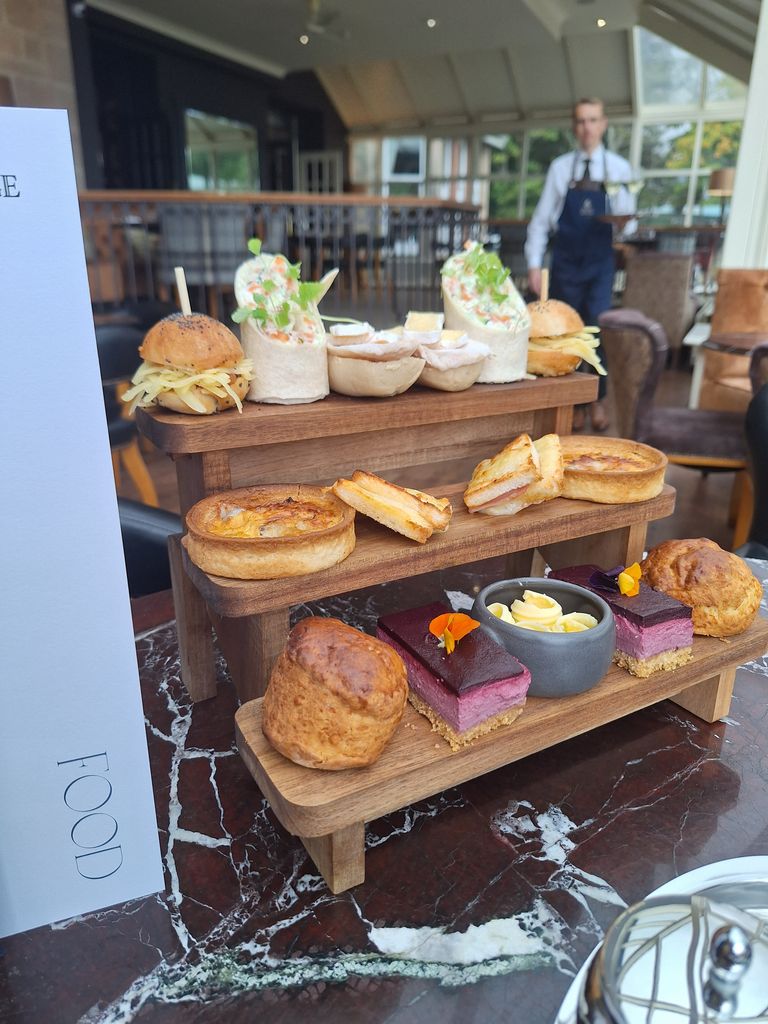An 'afternoon cheese' served at the Golf View Hotel and Spa