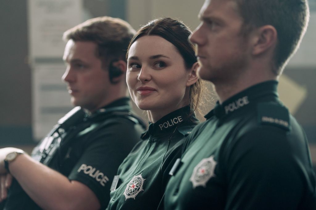 Nathan Braniff, Katherine Devlin and Martin McCann in a still from Blue Lights