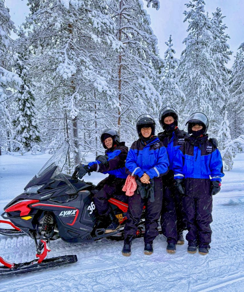 Snowmobiling made comfortable with provided cold weather gear
