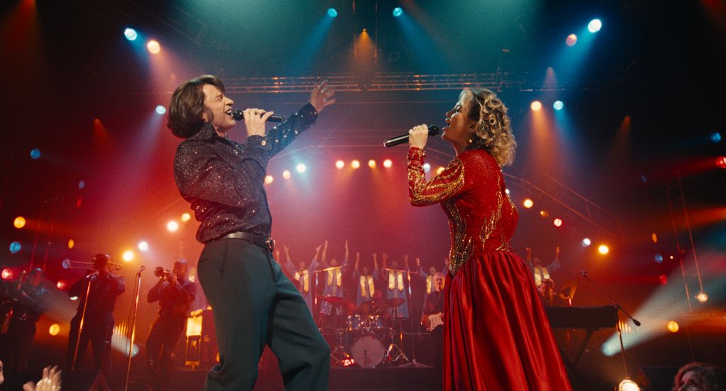 Hugh Jackman as Mike Sardina and Kate Hudson as Claire Stengl in director Craig Brewer's SONG SUNG BLUE