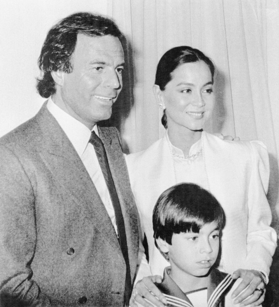 Madrid, Spain: Spanish singer Julio Iglesias joins his estranged wife Isabel Preysler on the eve of their son Enrique Migiel's first communion. Julio and Isabel were formally divorced four years ago.