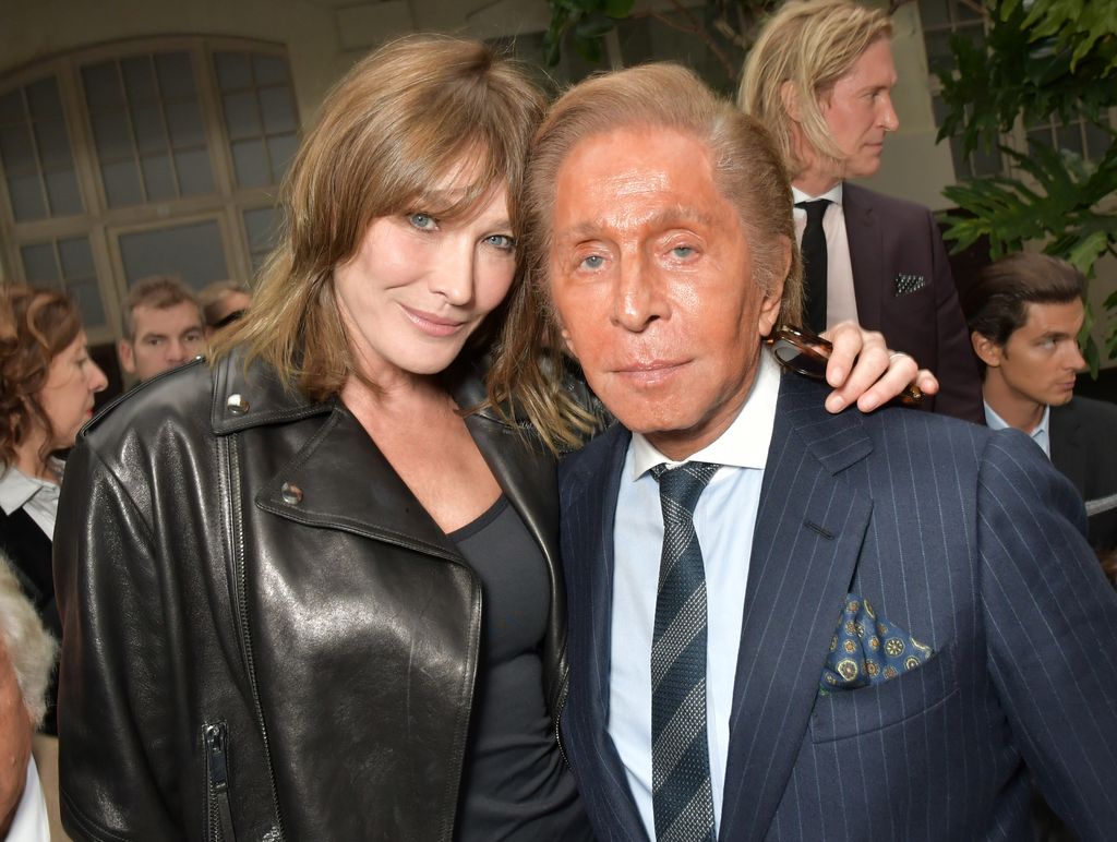 Carla Bruni-Sarkozy and Valentino fashion show