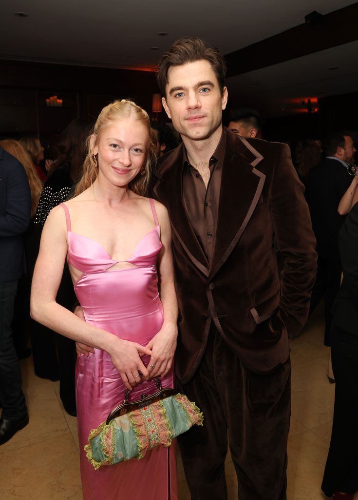 Elysia Roorbach and Patrick Ball attend the afterparty for the Los Angeles Red Carpet Premiere of Max Original Drama Series THE PITT at DGA Theater Complex on January 07, 2026