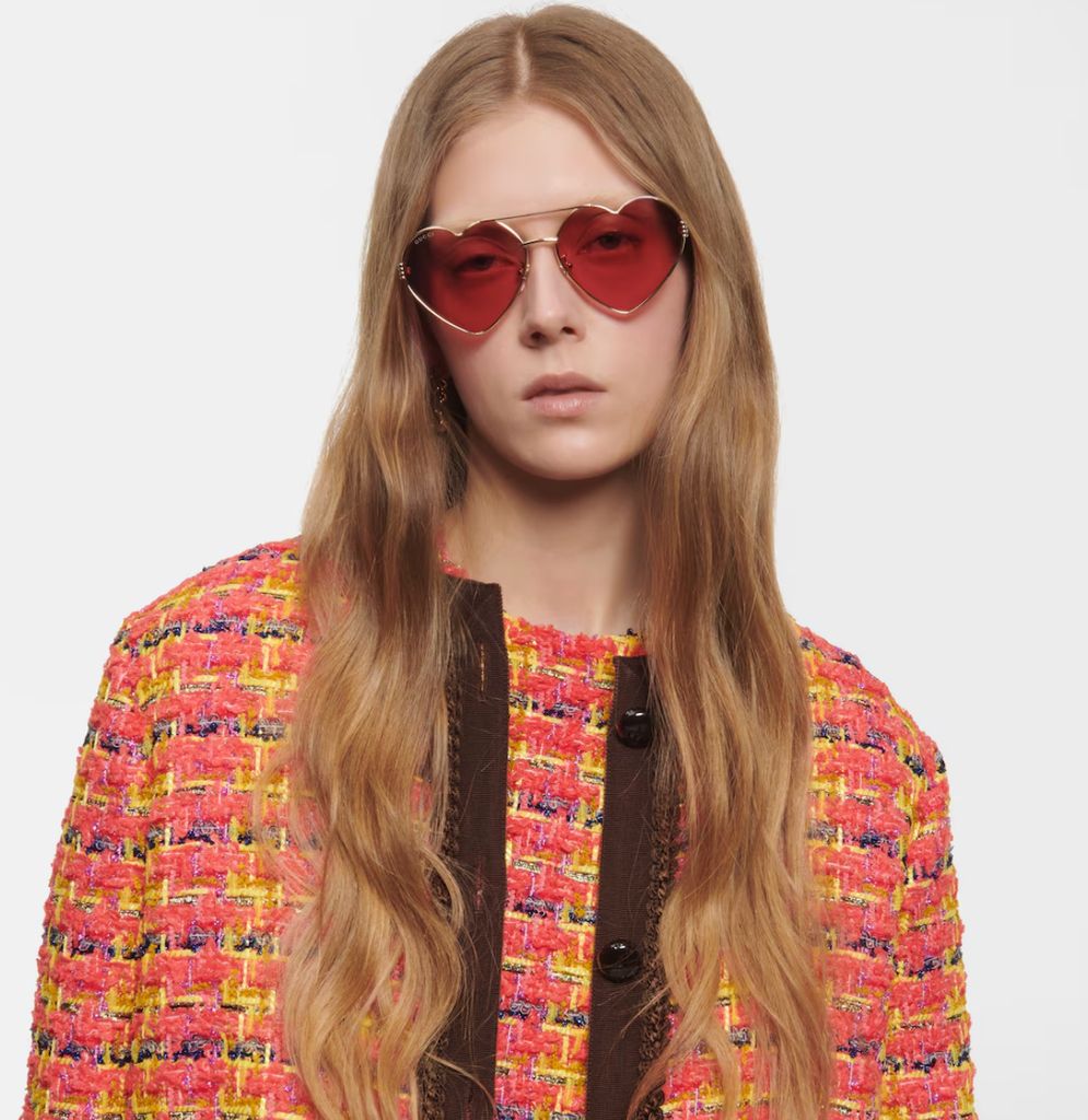Gucci Heart Sunglasses