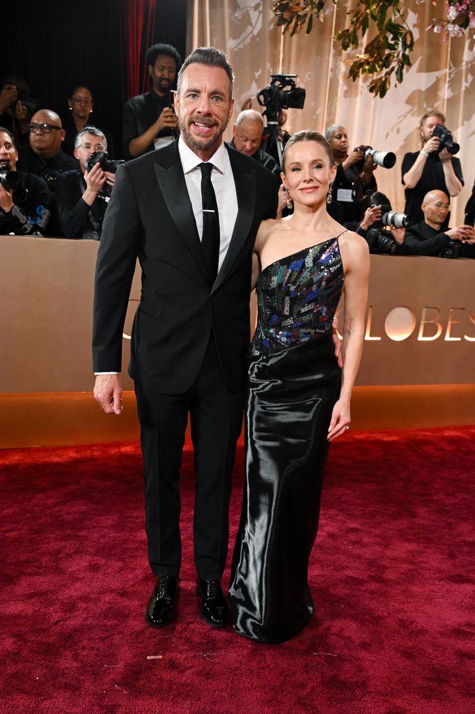 Dax Shepard and Kristen Bell at the 83rd Annual Golden Globes 