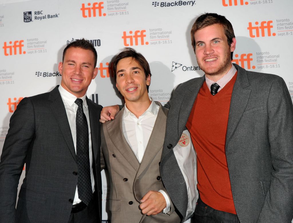 Jamie with Channing Tatum and Justin Long