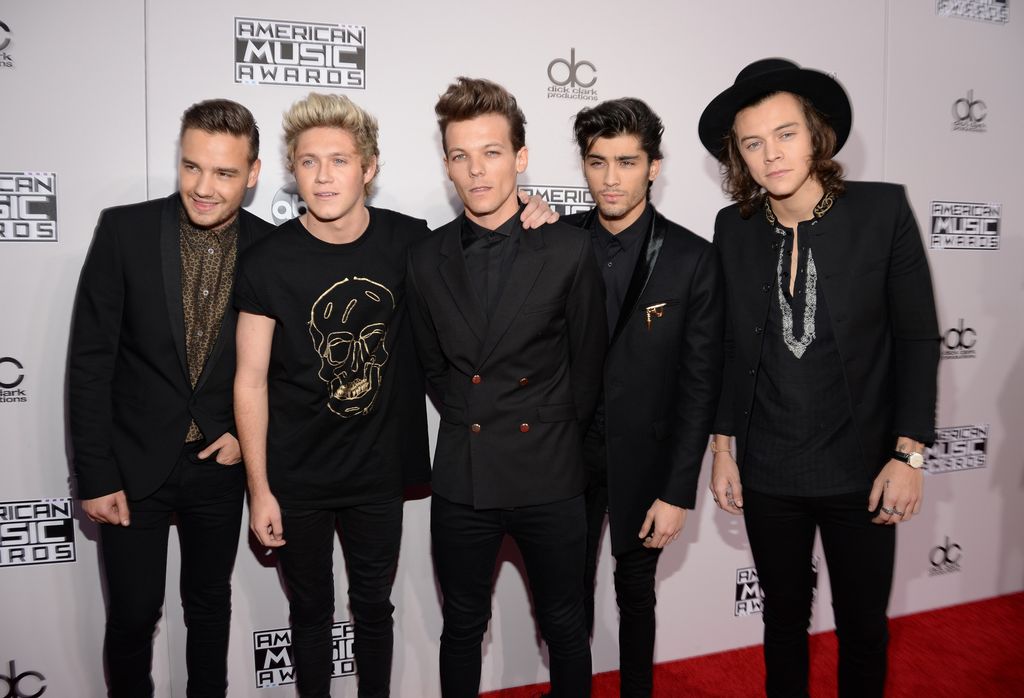 one direction black suits