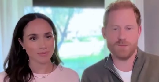 Meghan and Harry speaking on Oprah Daily