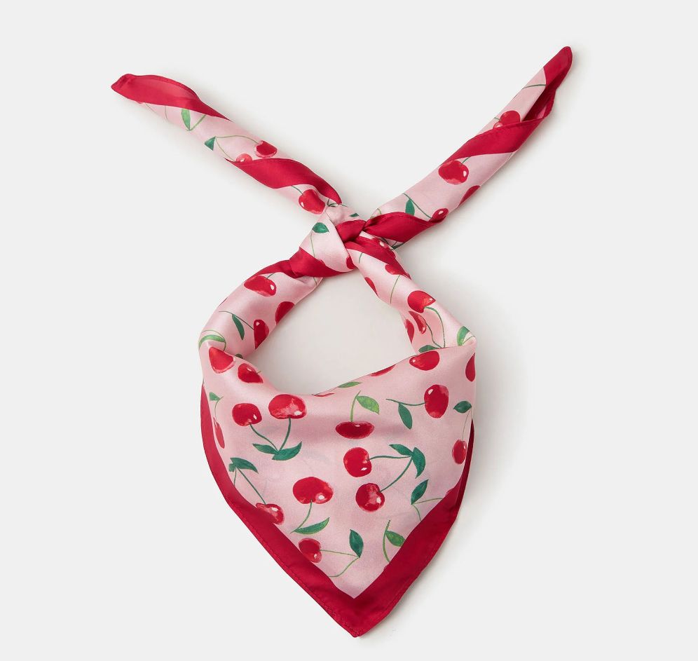 Accessorize Cherry Print Scarf