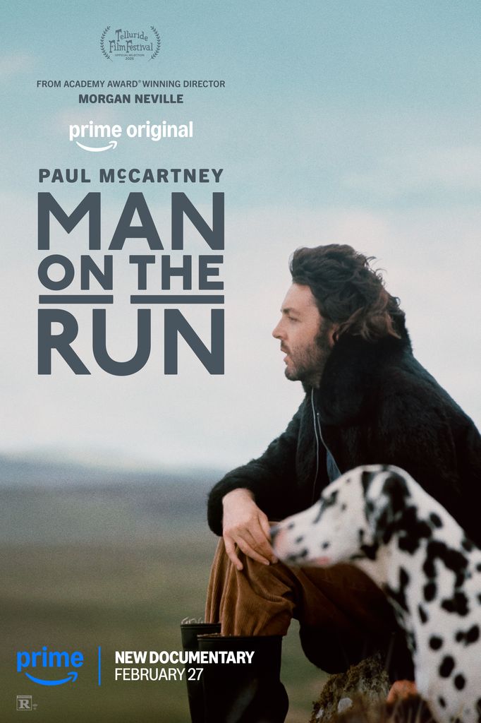 Promotional poster of Paul McCartney in Man on the Run