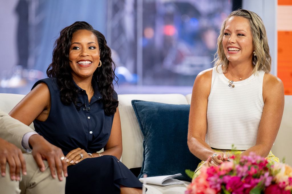 Sheinelle Jones and Dylan Dreyer on Friday, August 16, 2024 