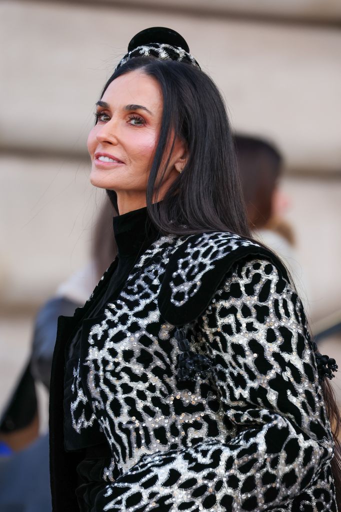 Demi Moore at the Schiaparelli Haute Couture Week Spring/Summer 2026 show