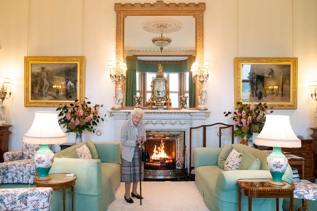 ABERDEEN, SCOTLAND - SEPTEMBER 06: Queen Elizabeth II waits in the Drawing Room before receiving newly elected leader of the Conservative party Liz Truss at Balmoral Castle for an audience where she will be invited to become Prime Minister and form a new government on September 6, 2022 in Aberdeen, Scotland. The Queen broke with the tradition of meeting the new prime minister and Buckingham Palace, after needing to remain at Balmoral Castle due to mobility issues. (Photo by Jane Barlow - WPA Pool/Getty Images)