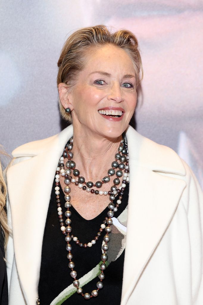 sharon stone short haircut