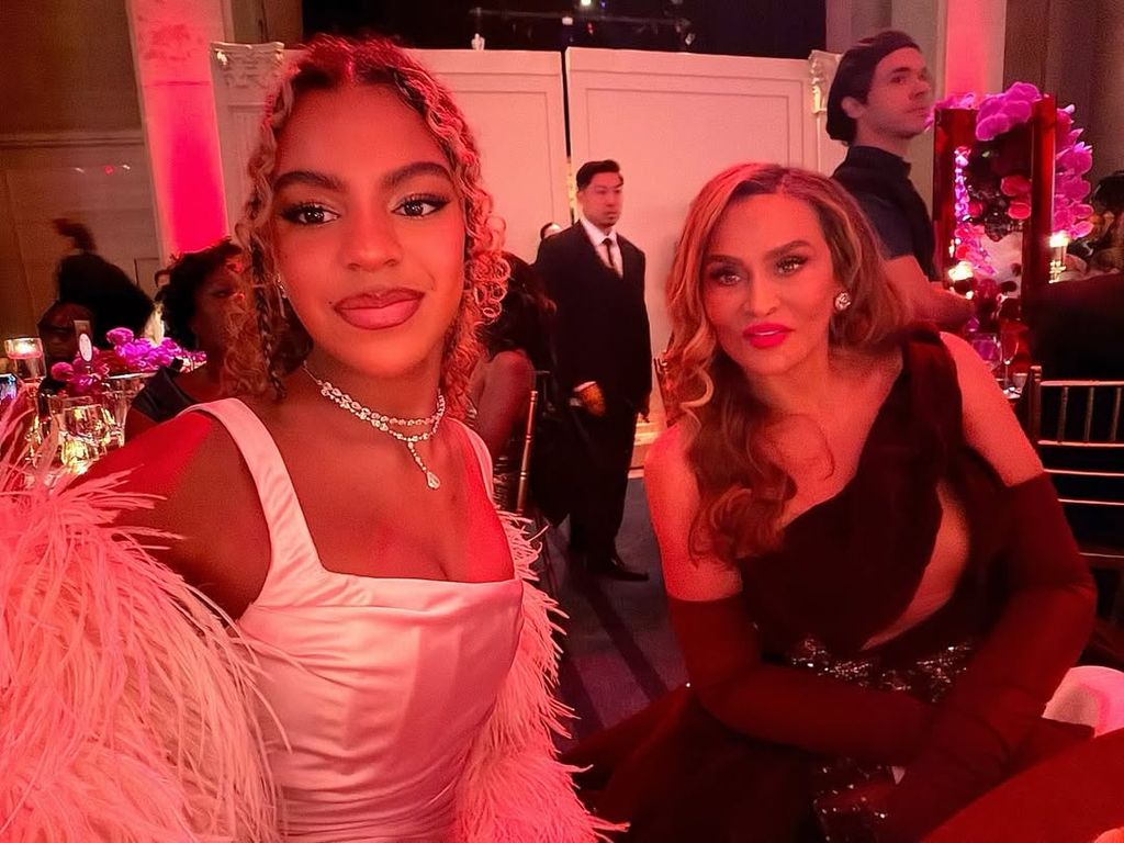 Blue Ivy and Tina Knowles