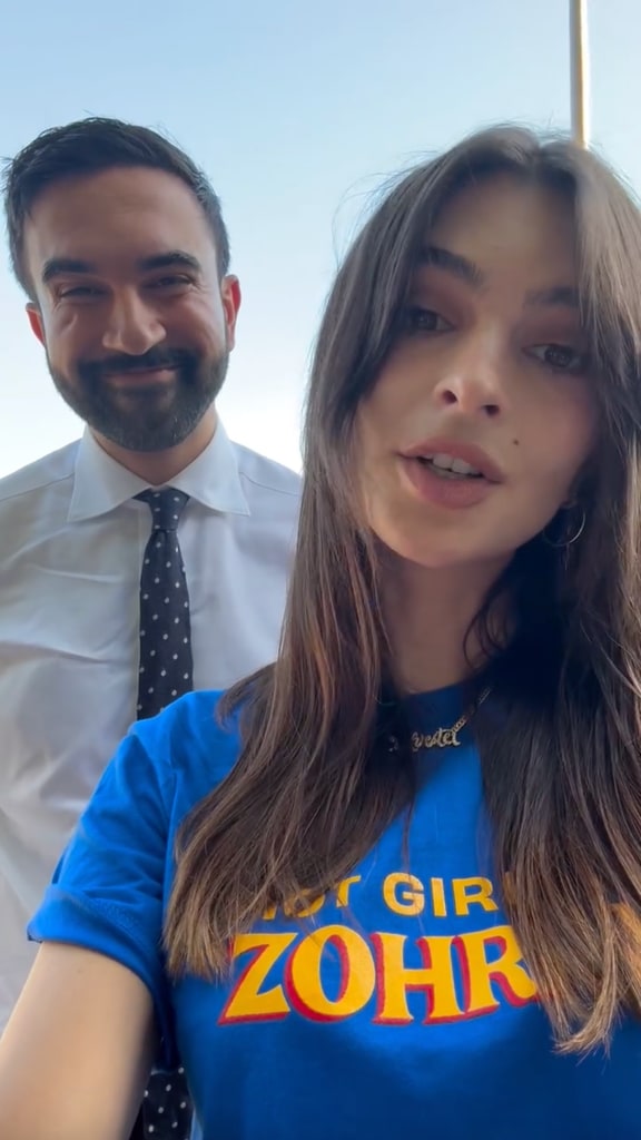 emily ratajkowski Zohran Mamdani campaign