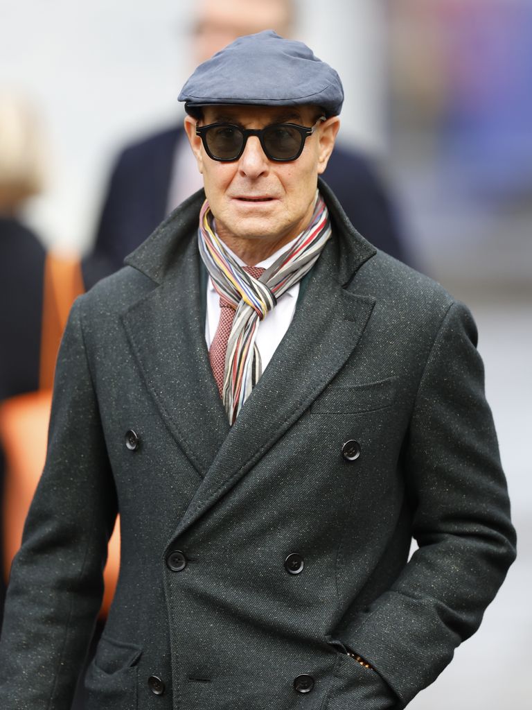 Stanley Tucci attends a memorial service for Dame Jilly Cooper in London on 30 January 2026